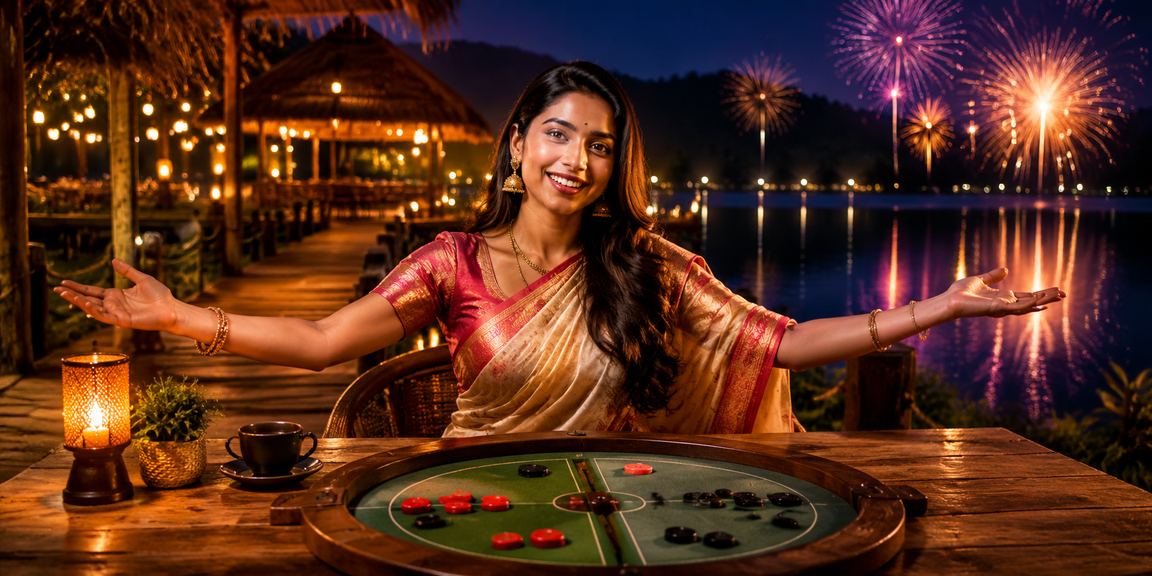 ঢাকায় ভিআইপি ক্যাসিনো লাউঞ্জ রাতের দৃশ্য