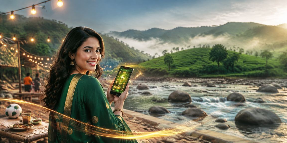 সিলেটে চা বাগানের পাশে মোবাইল পেমেন্ট